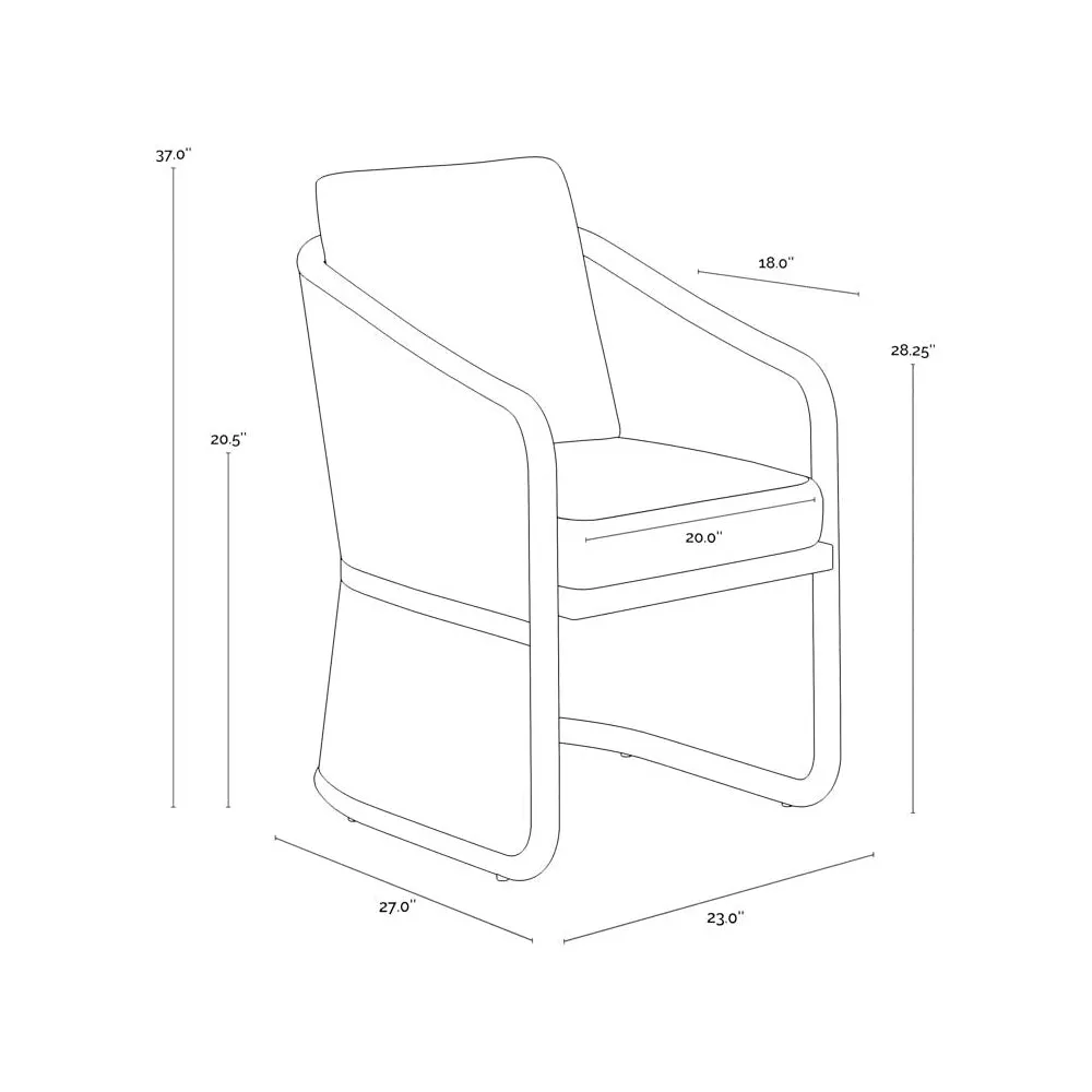 Allariz Outdoor Dining Armchair