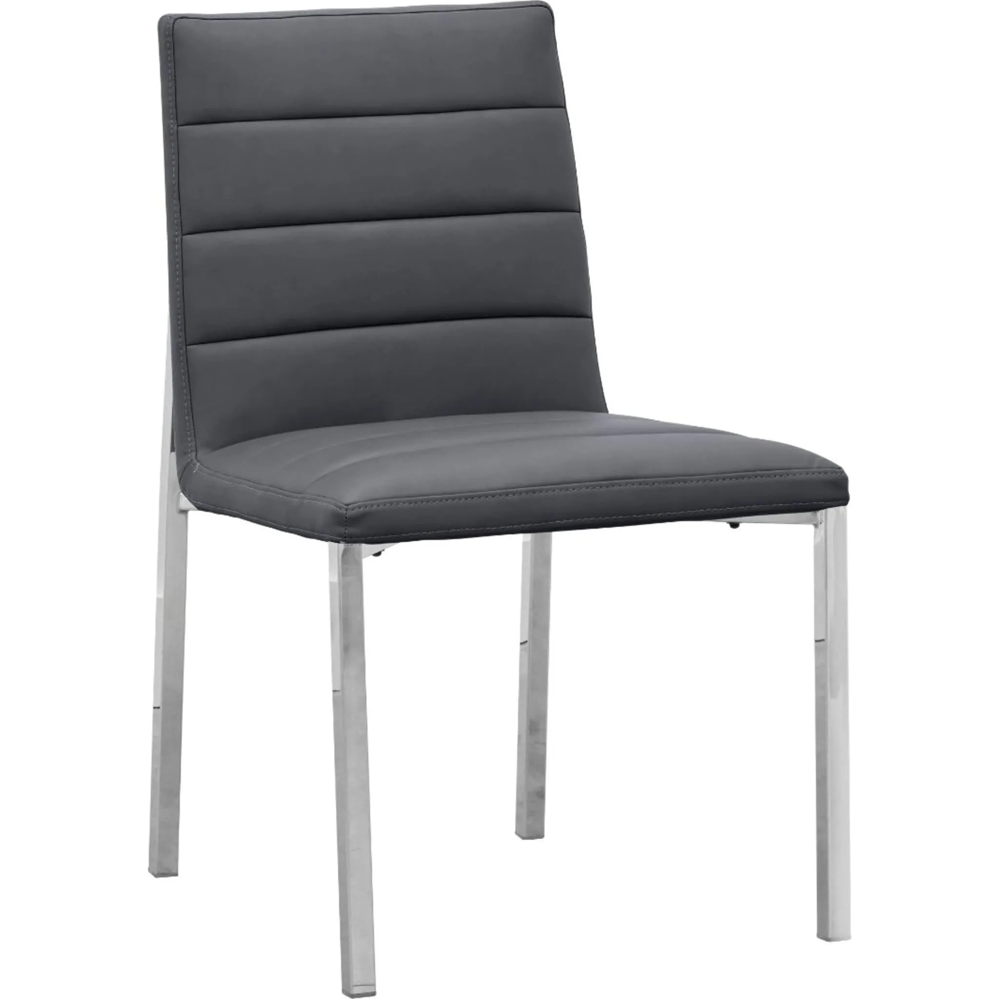 Amalfi Metal Back Chair in Cobalt Leather Modus