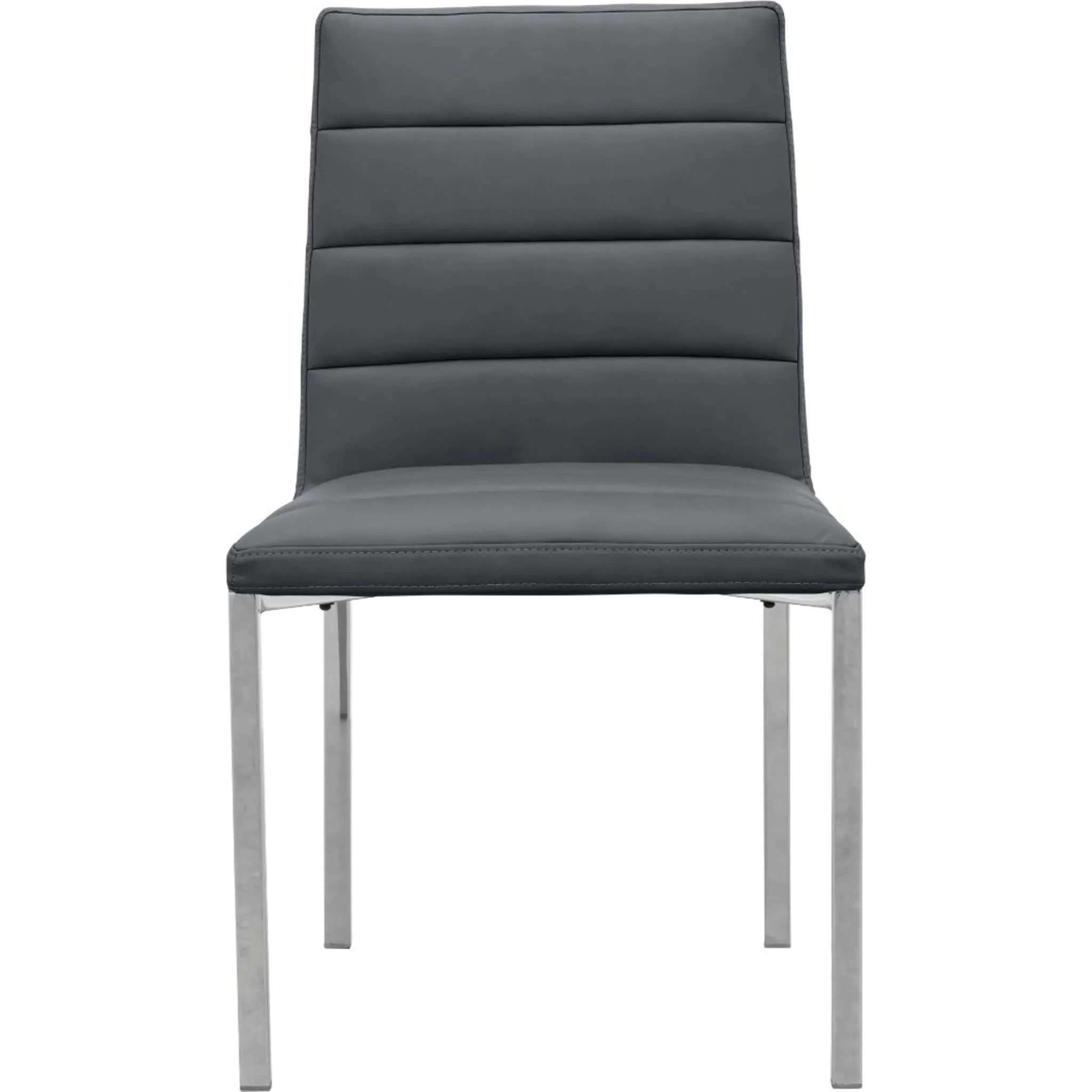 Amalfi Metal Back Chair in Cobalt Leather Modus