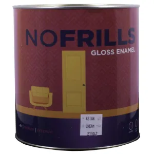 Apco No Frills Gloss Enamel Asian Cream 4L