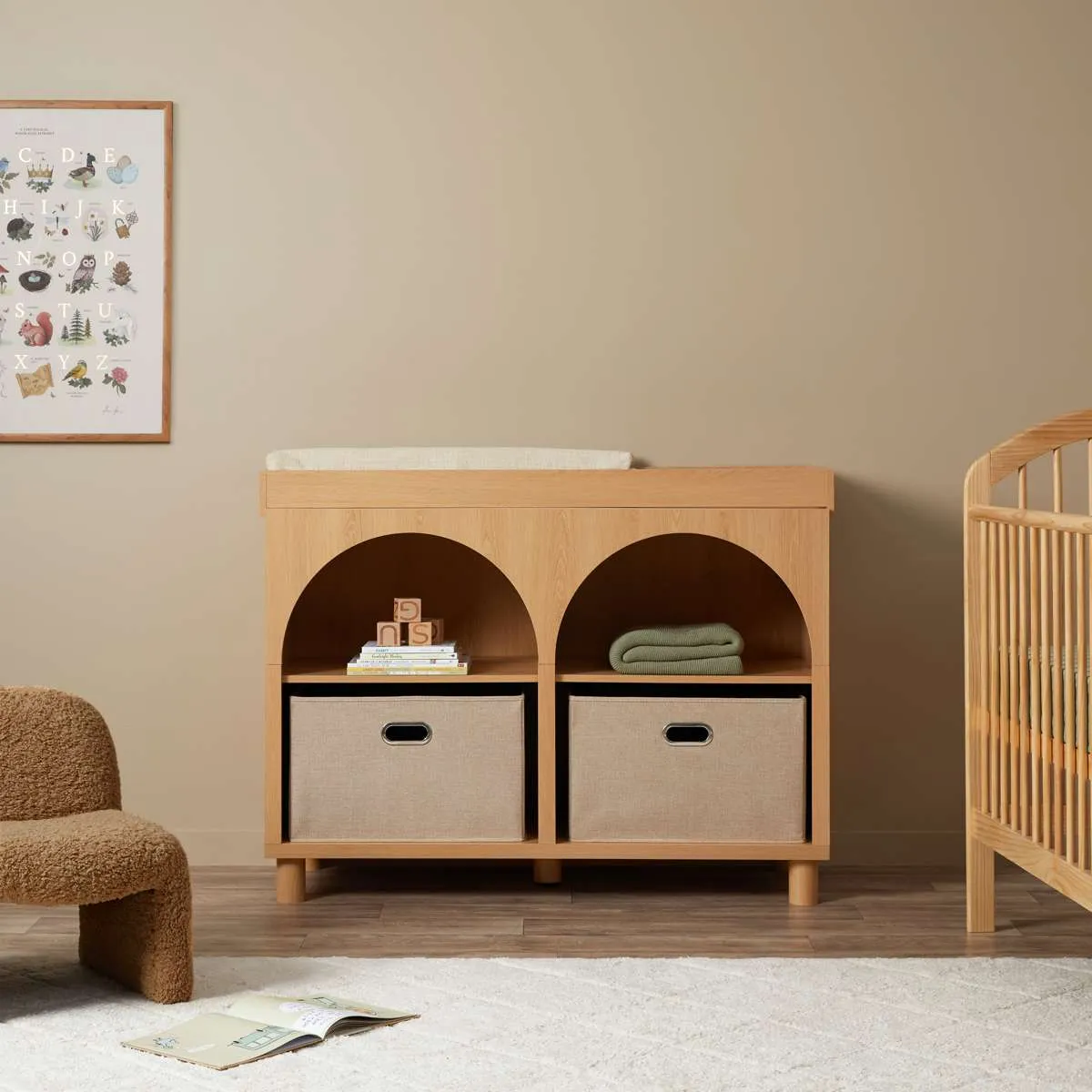 Archie Five Piece Nursery Furniture Set Mocka