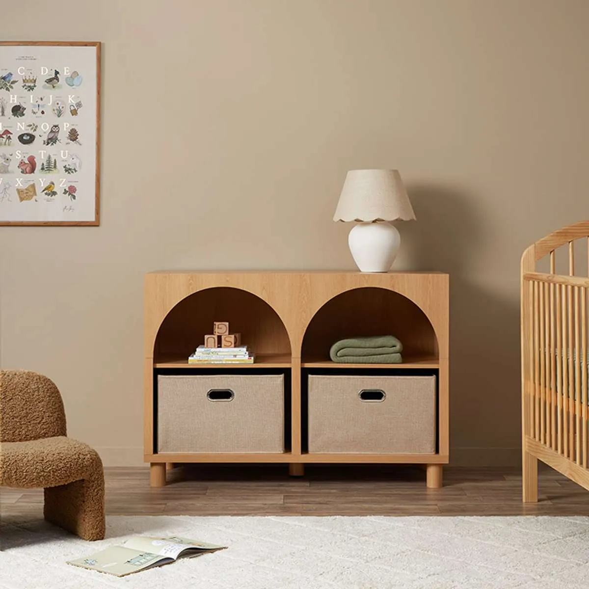 Archie Four Piece Nursery Furniture Set Mocka
