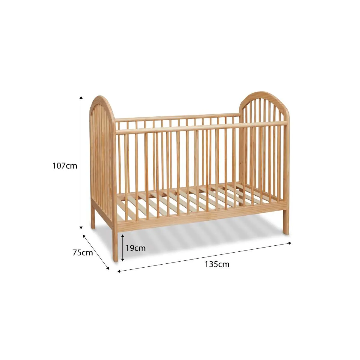 Archie Four Piece Nursery Furniture Set Mocka