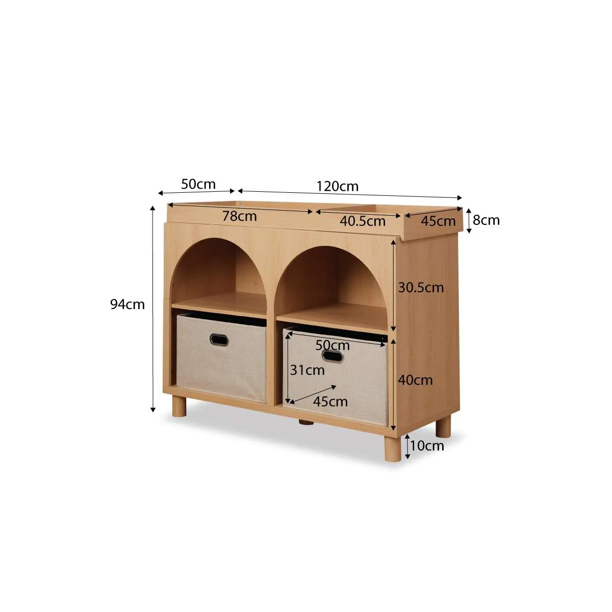 Archie Four Piece Nursery Furniture Set Mocka