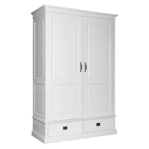 Armoire  linge 2 portes 2 tiroirs - dmontable "Monique"