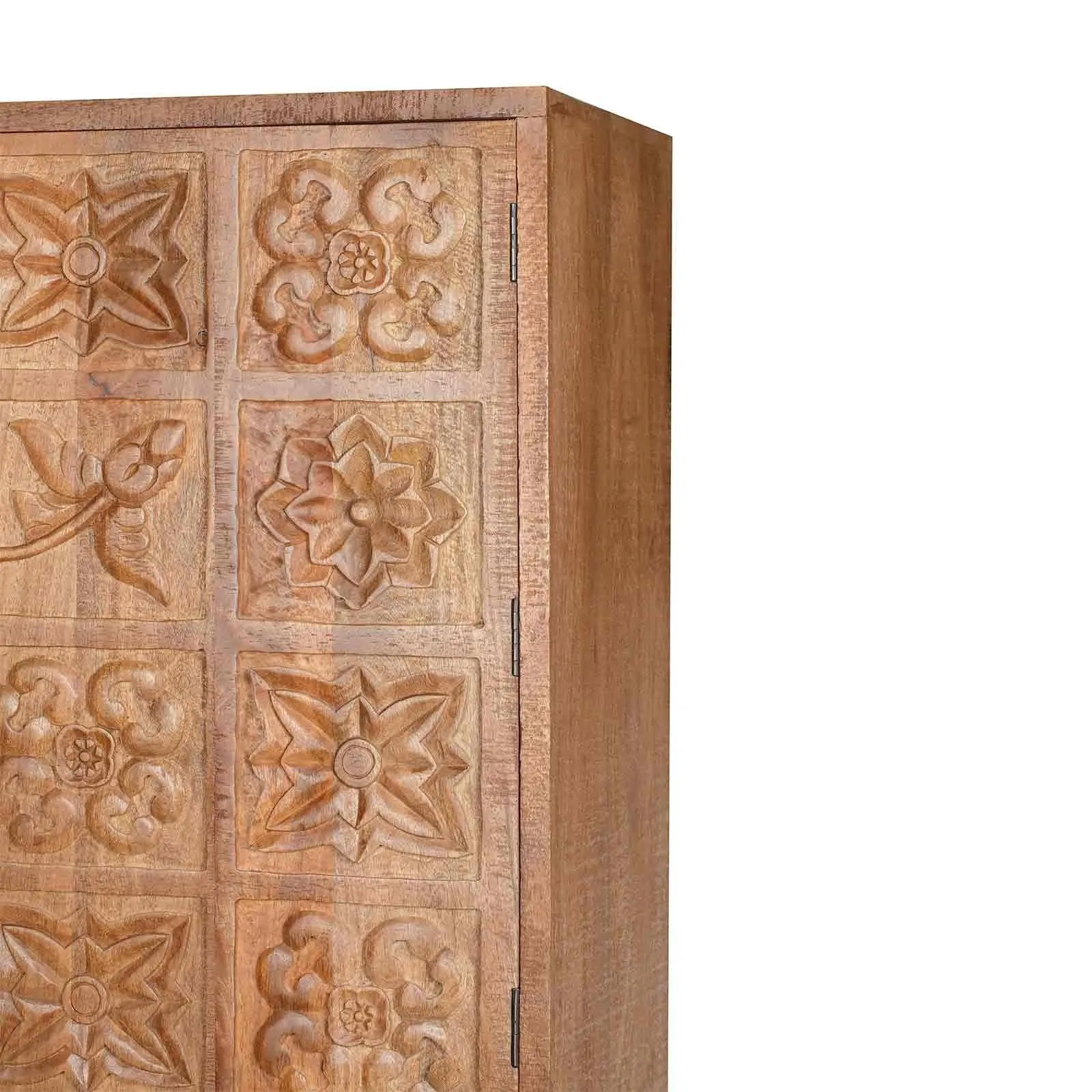 Armoire sculpte 2 portes | Manguier Sculture