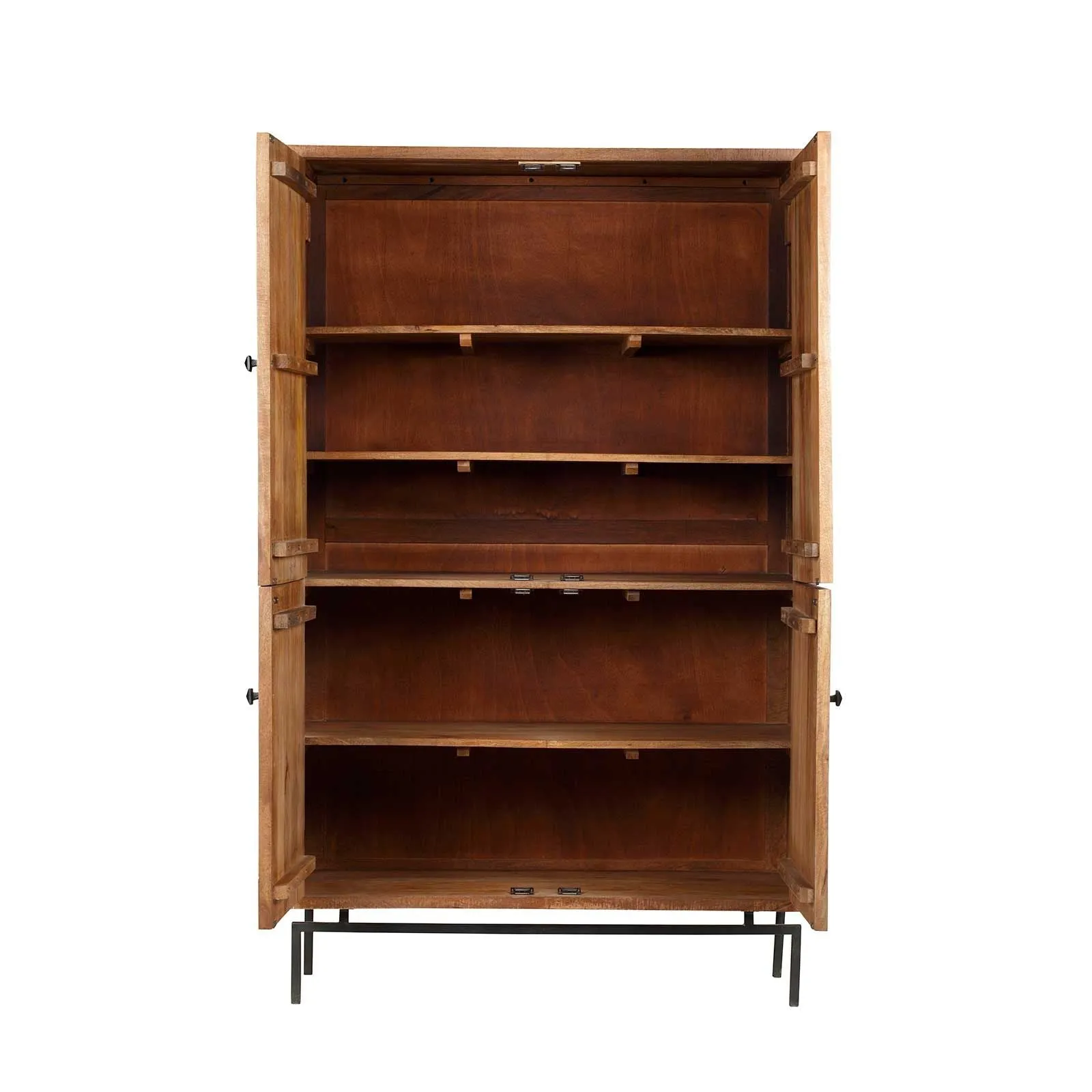 Armoire sculpte 2 portes | Manguier Sculture