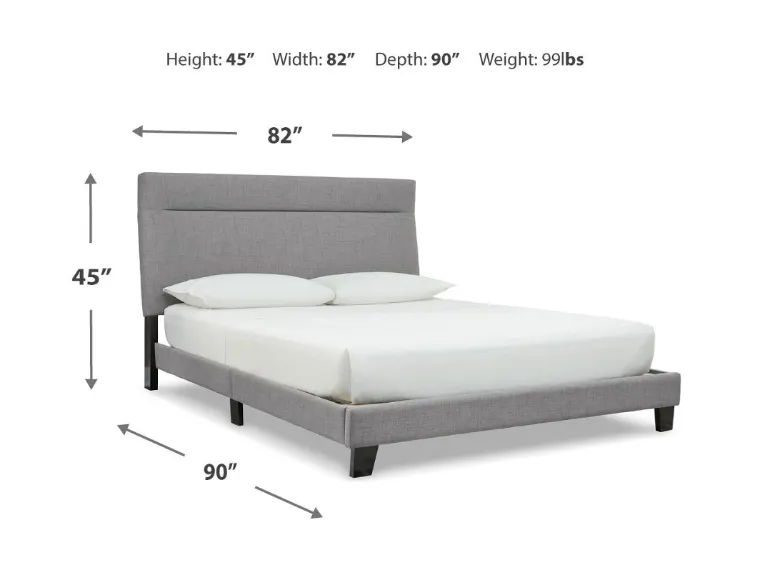 Ashley Furniture Adelloni King Upholstered Bed Frame