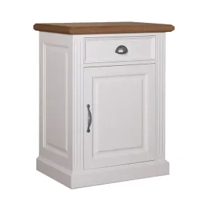 Bahut 1 porte 1 tiroir - tourne  droite "Chne et Pin Romance"