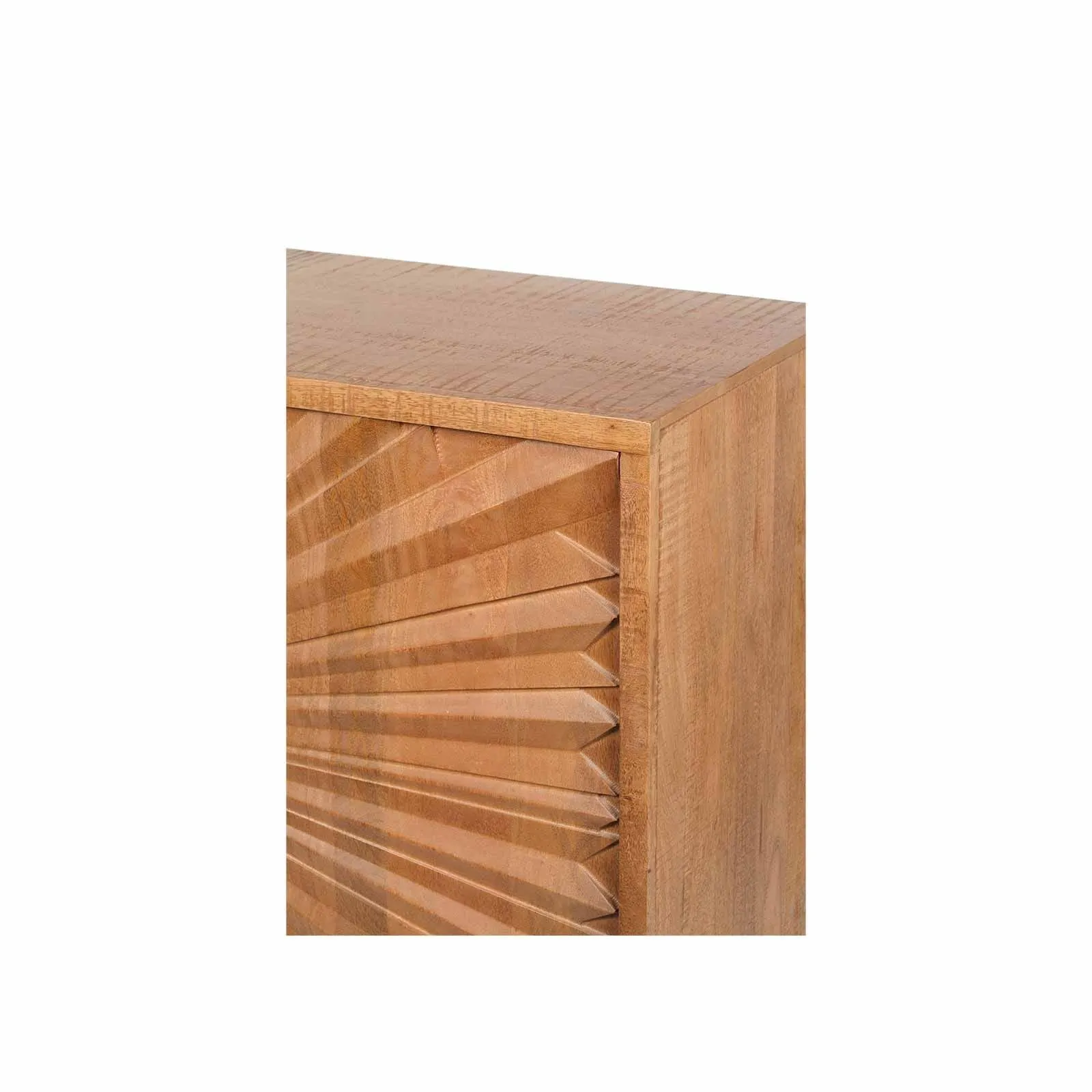 Bahut 2 portes sculptes | Manguier Solaris