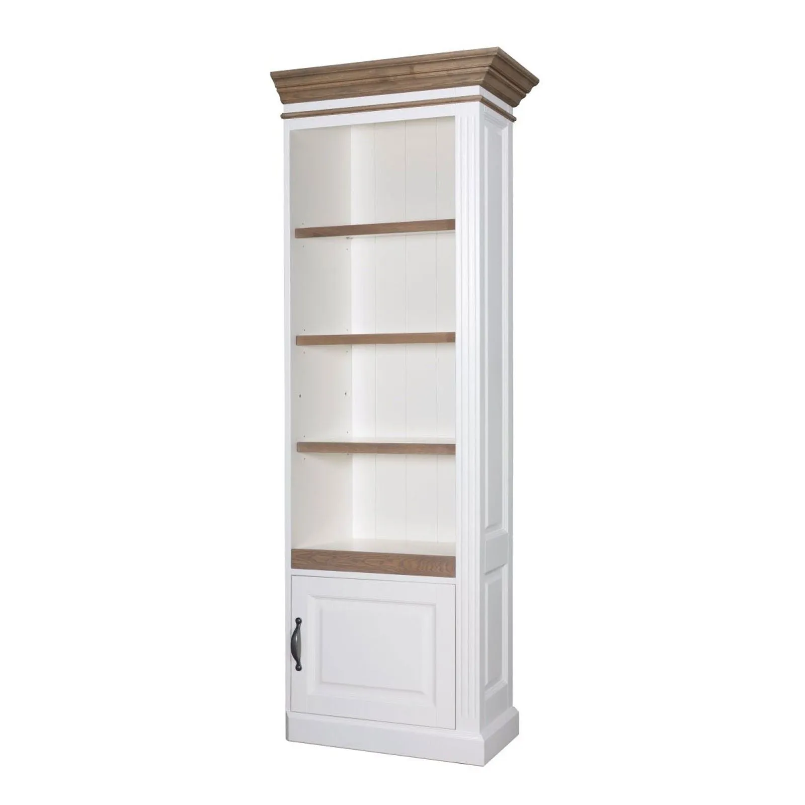 Bibliothque avec porte - tourne  droite "Chne et Pin Romance"