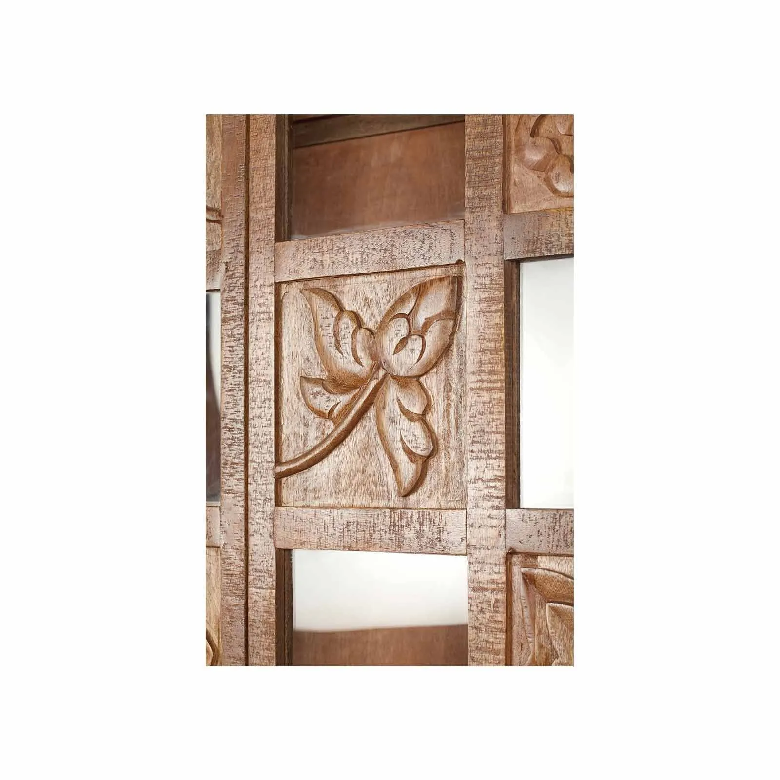 Bibliothque sculpte 2 portes | Manguier Sculture