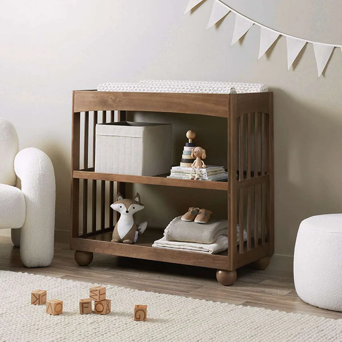 Blake Almond Four Piece Nursery Furniture Set Mocka