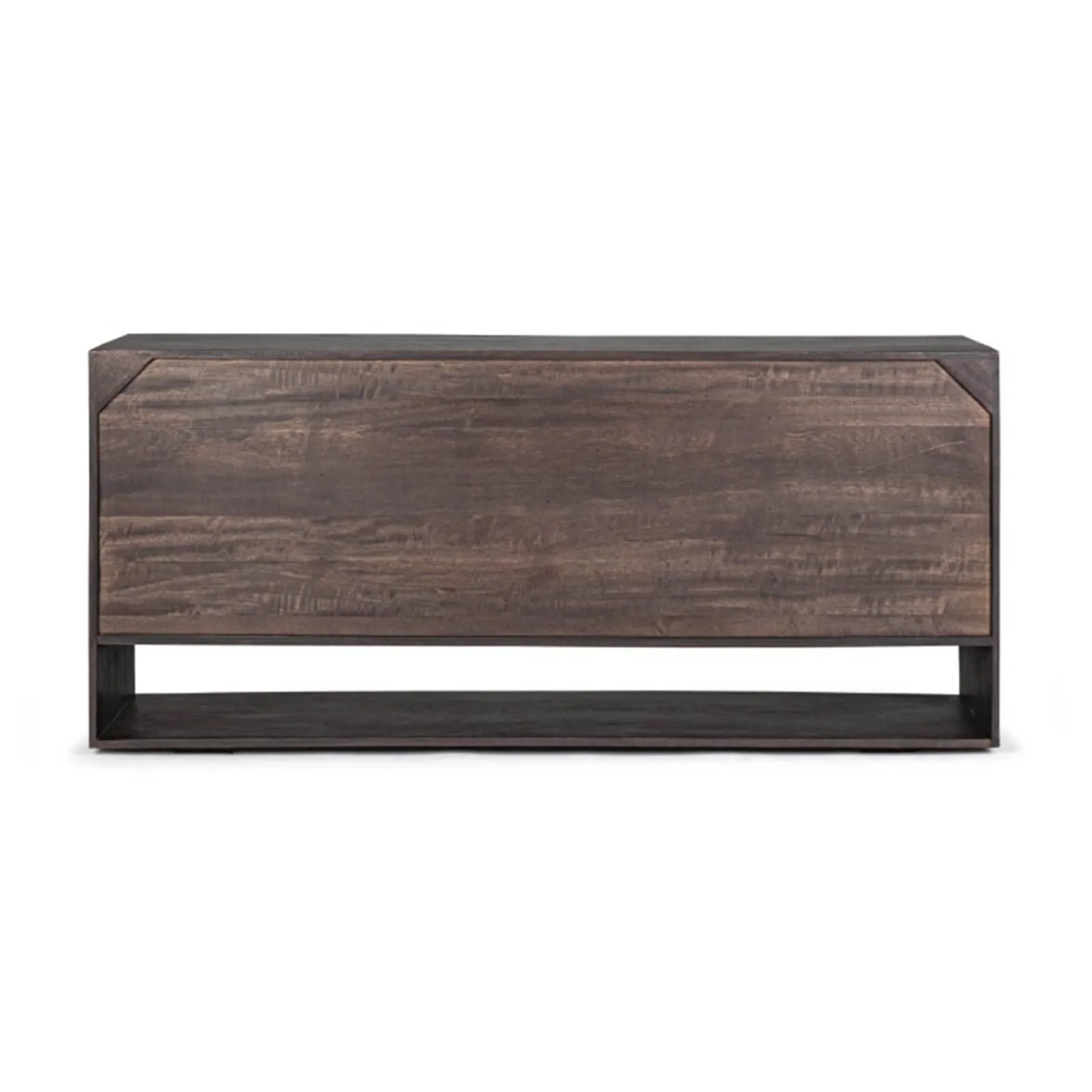 Buffet bas design 4P bois bicolore | Manguier Kabir