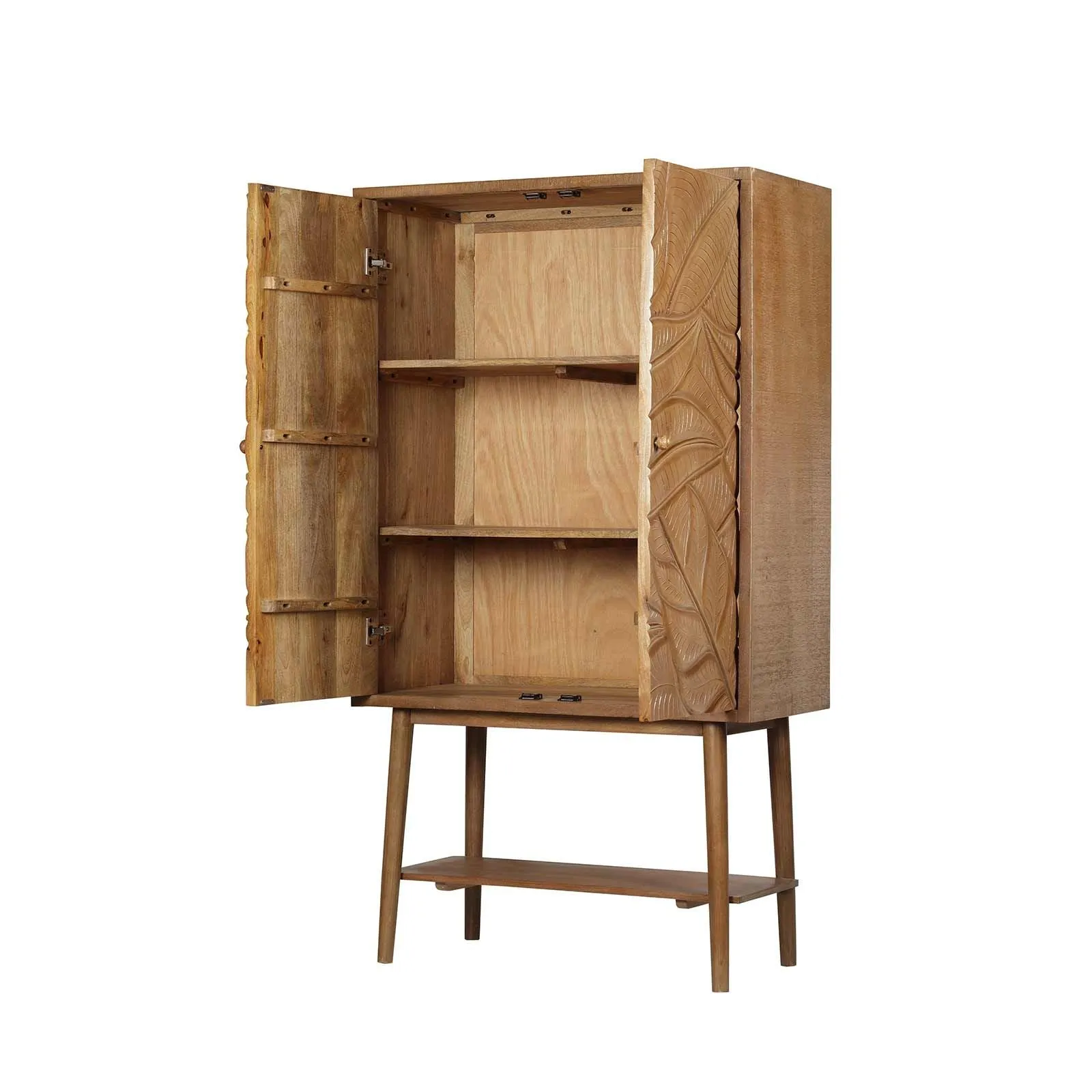 Buffet haut sculpt 2 portes | Manguier Floria