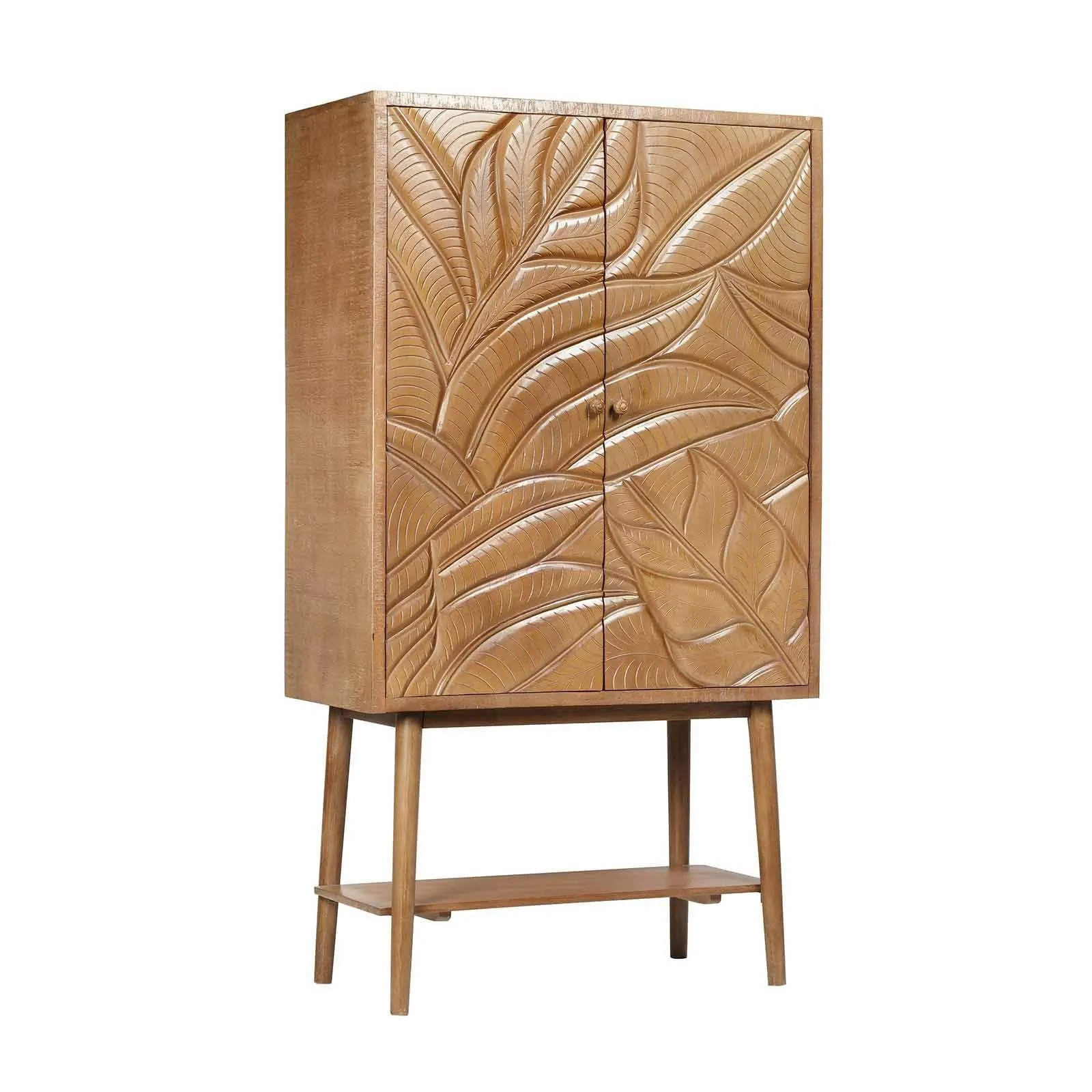 Buffet haut sculpt 2 portes | Manguier Floria