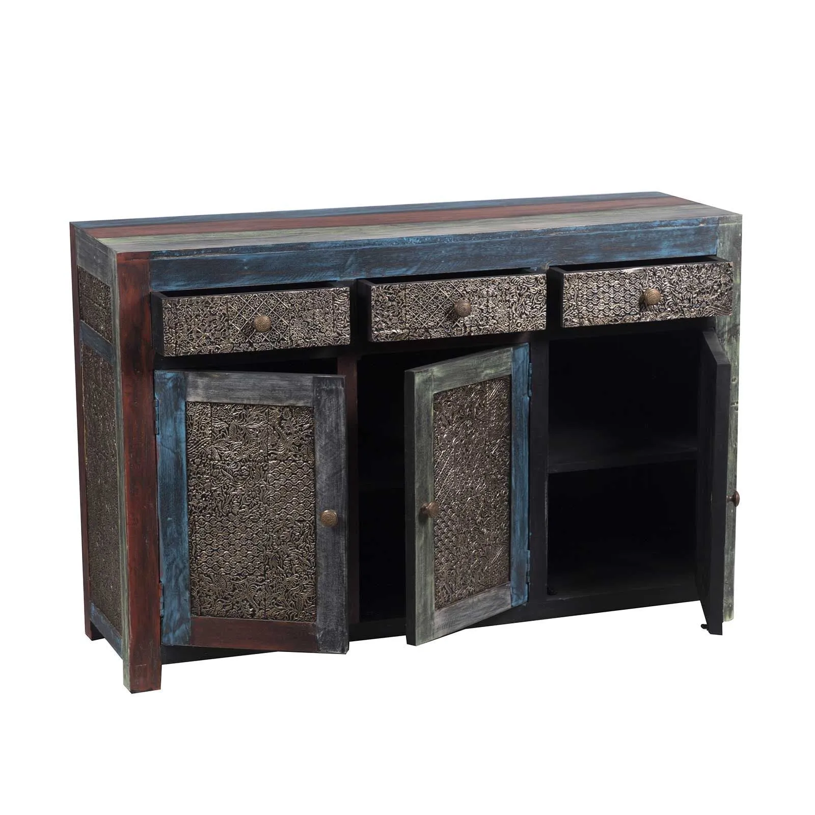 Buffet sculpt multicolore | Manguier Pushkar