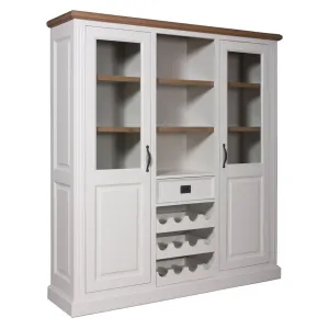 Cabinet 2 portes 1 tiroir "Chne et Pin Romance"