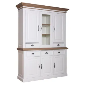 Cabinet 2x3 portes 5 tiroirs "Chne et Pin Romance"