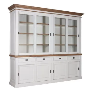 Cabinet 2x4 portes 4 tiroirs "Chne et Pin Romance"