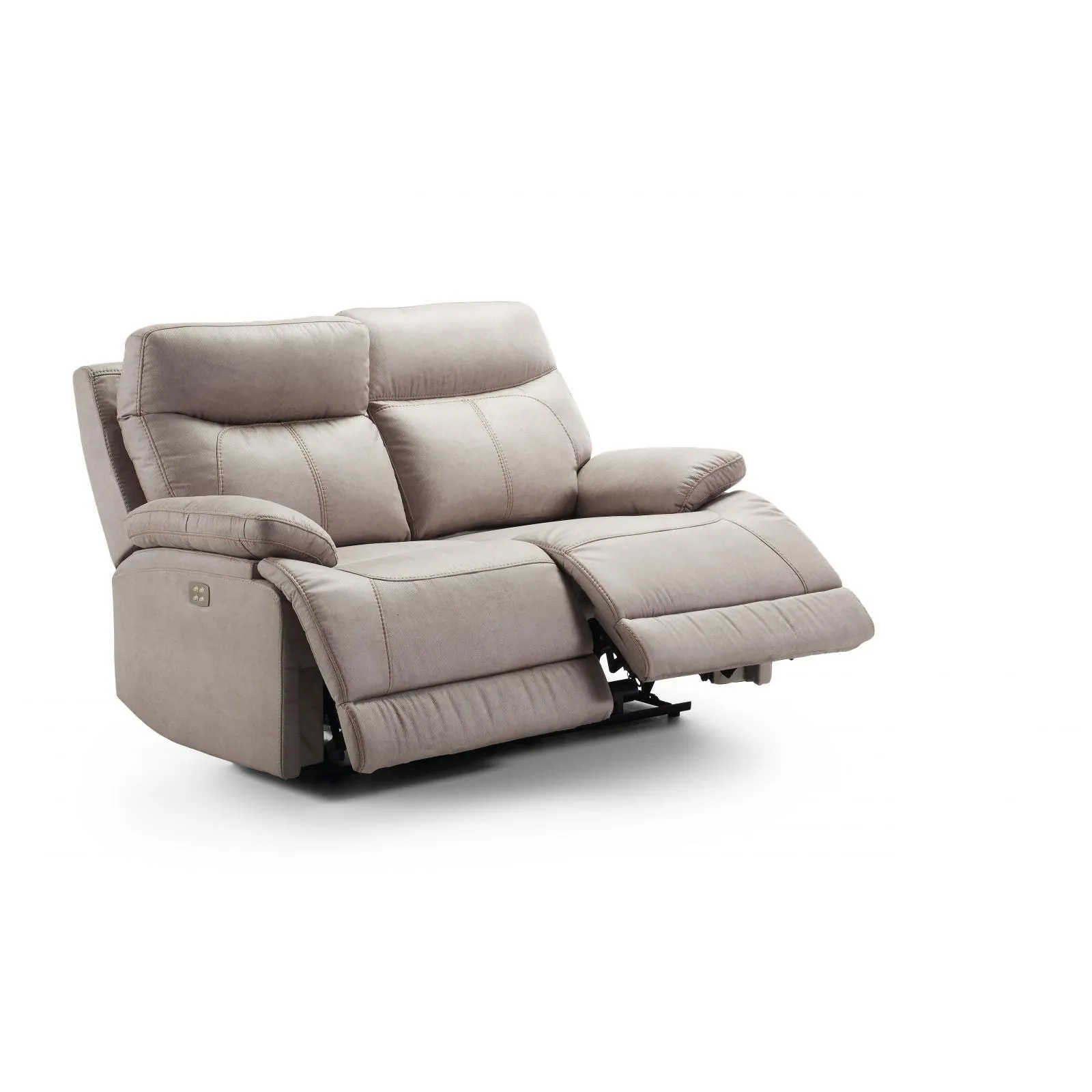 Canap 2 places, 2 relax lectriques Bilbao Marron
