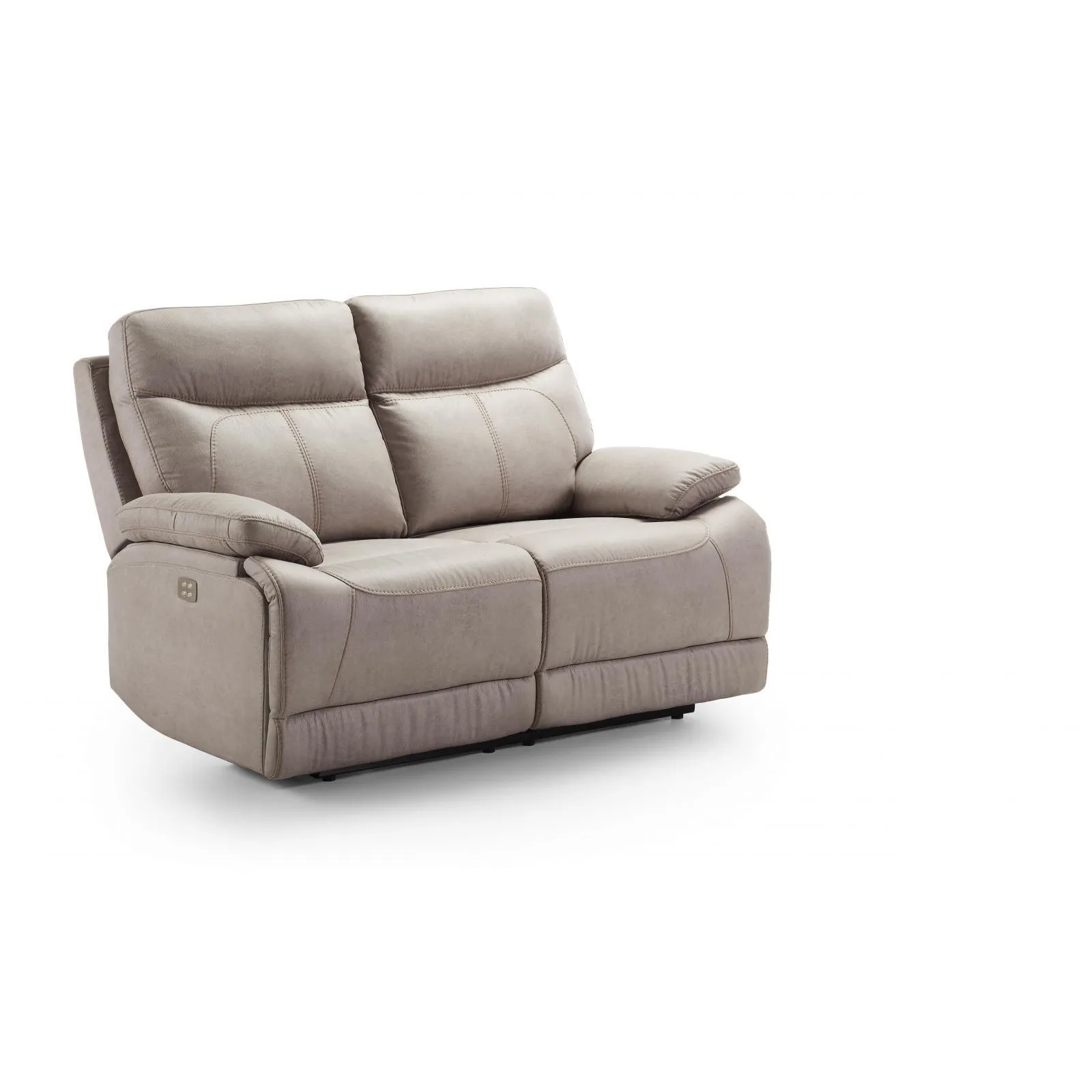 Canap 2 places, 2 relax lectriques Bilbao Marron