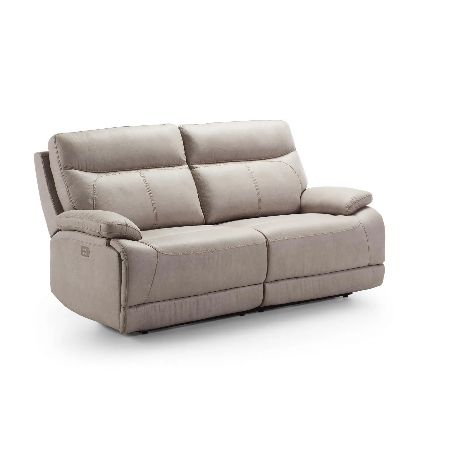 Canap 3 places, 2 relax lectriques Bilbao Marron