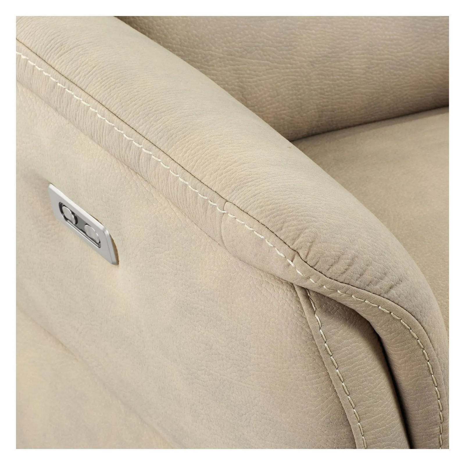 Canap 3 places, 2 relax lectriques Versalles Gris anthracite
