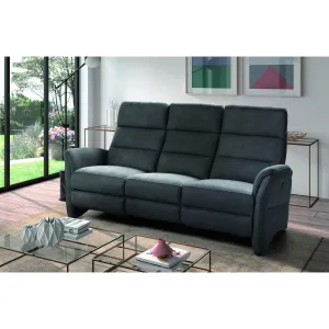 Canap 3 places, 2 relax lectriques Versalles Gris anthracite