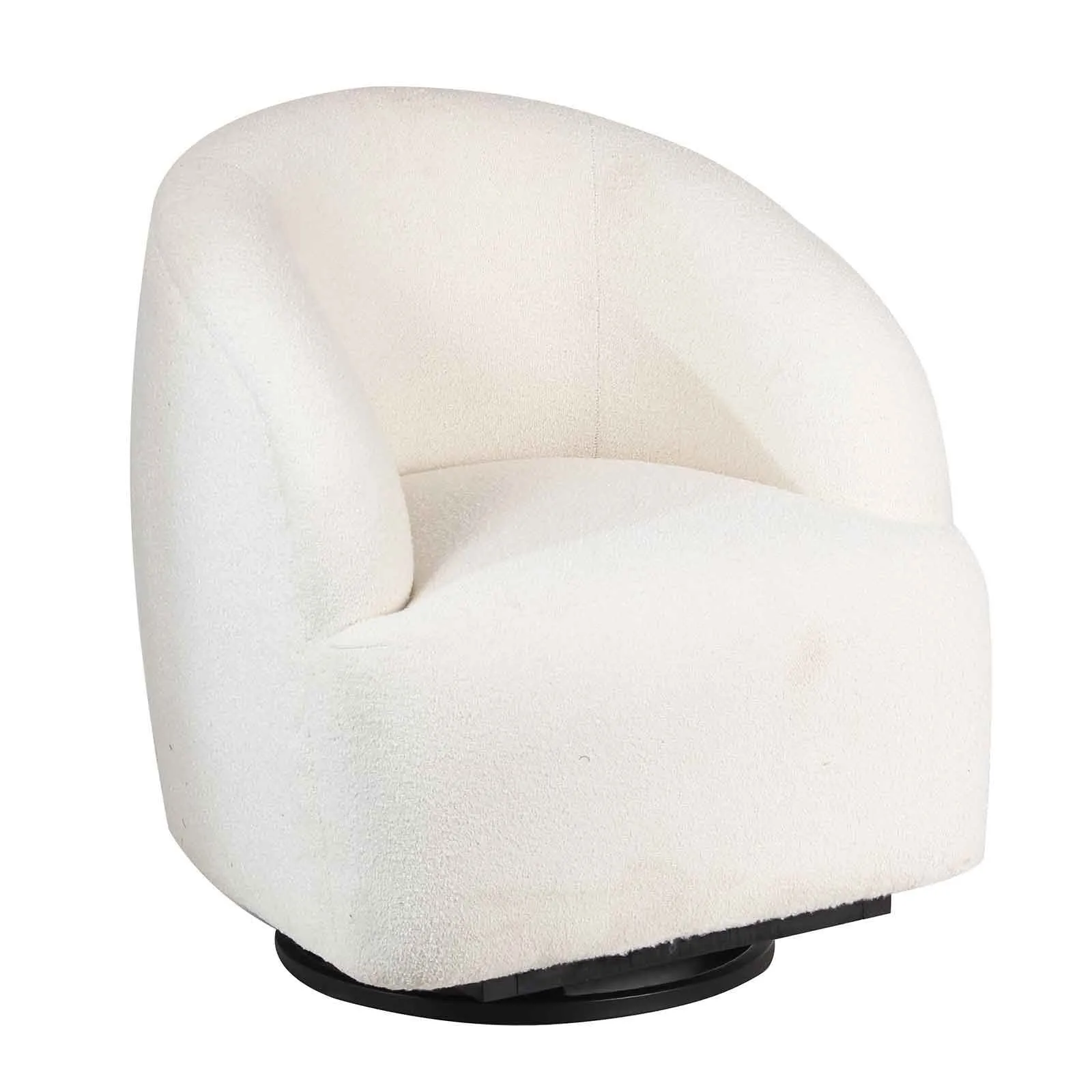 Chaise tournante blanche | Mango Gubi New