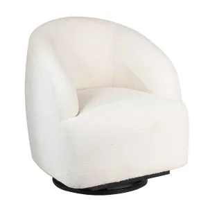 Chaise tournante blanche | Mango Gubi New