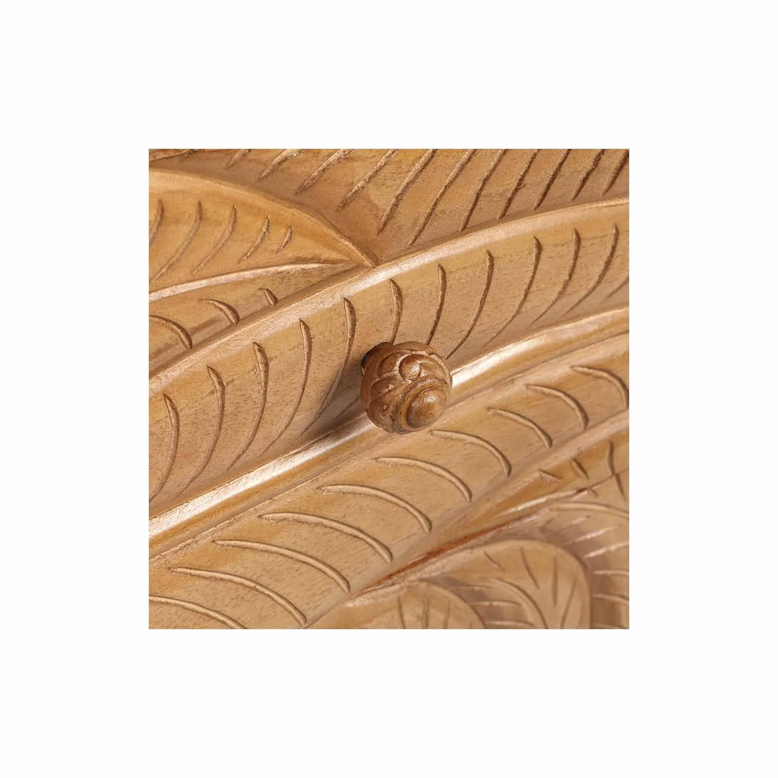 Commode sculpte 3 tiroirs | Manguier Floria