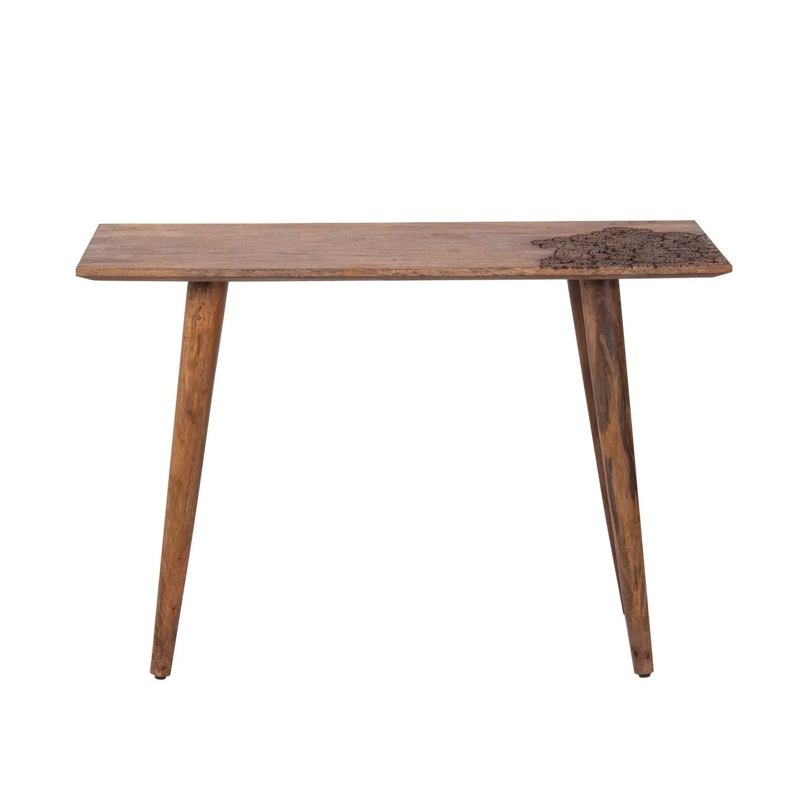 Console plateau sculpt bois massif | Manguier Adir