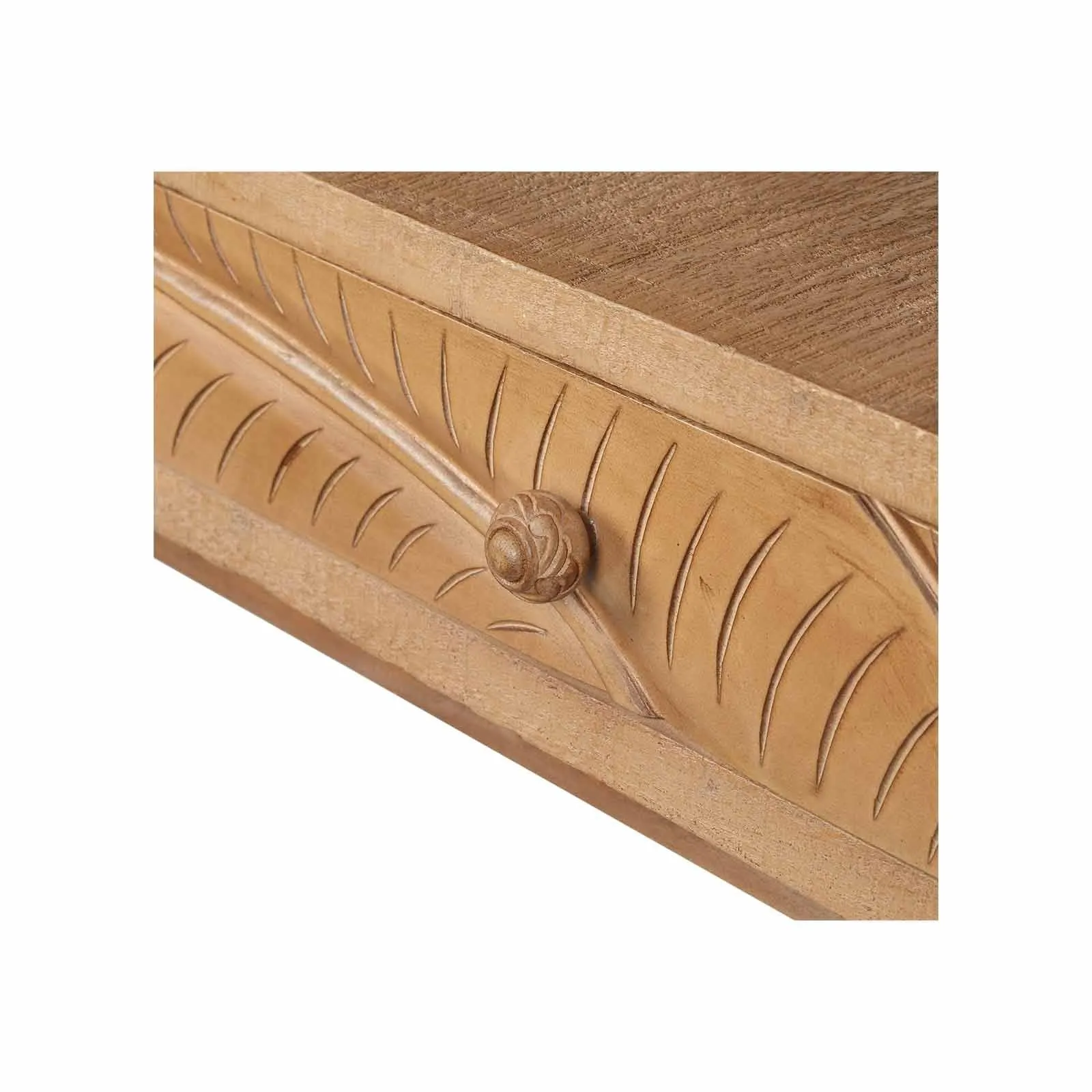 Console sculpte 2 tiroirs | Manguier Floria