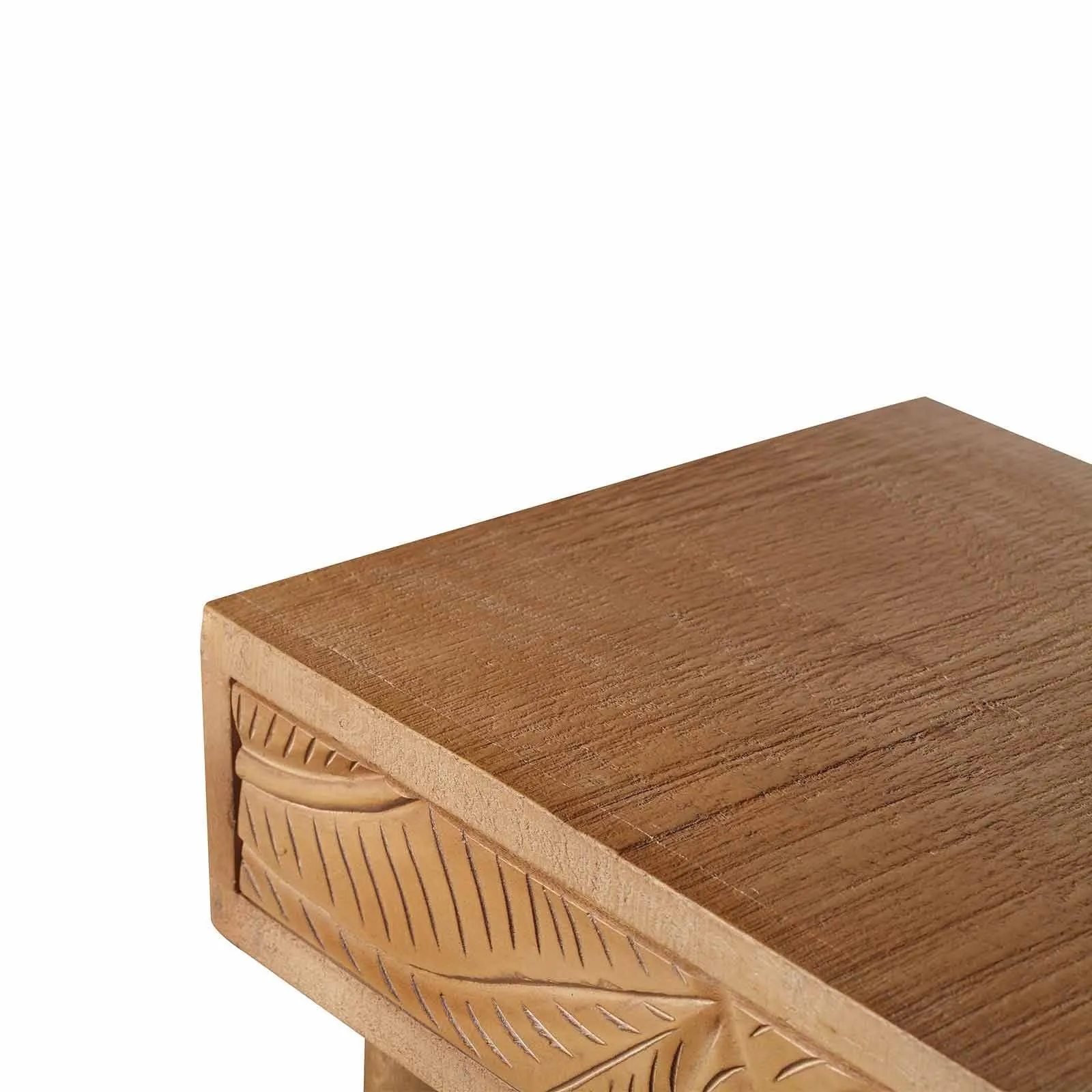 Console sculpte 2 tiroirs | Manguier Floria