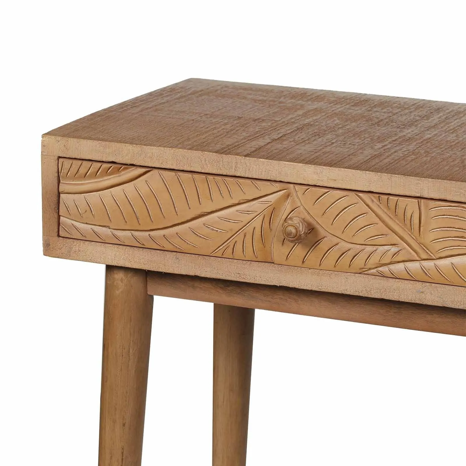 Console sculpte 2 tiroirs | Manguier Floria