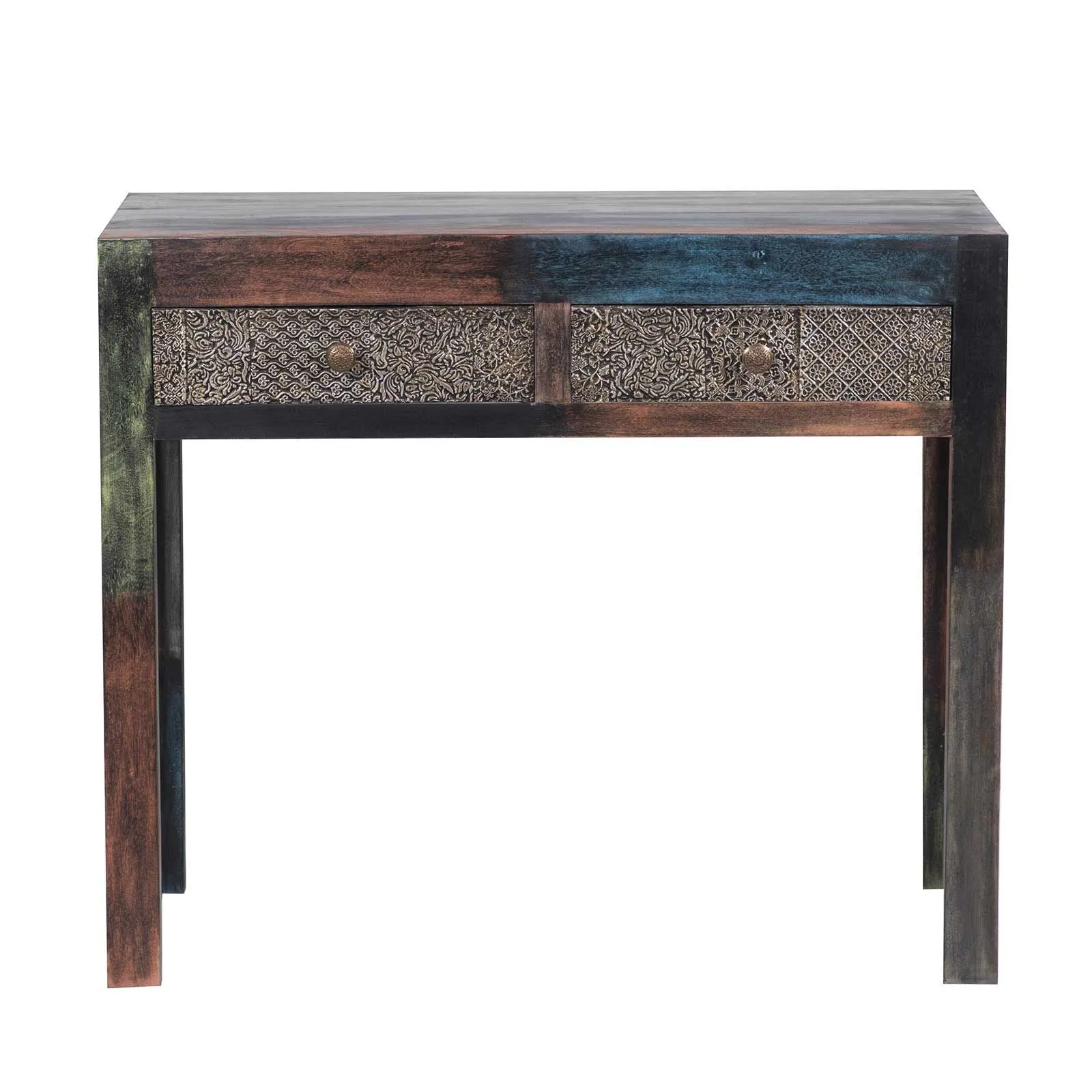 Console sculpte multicolore | Manguier Pushkar