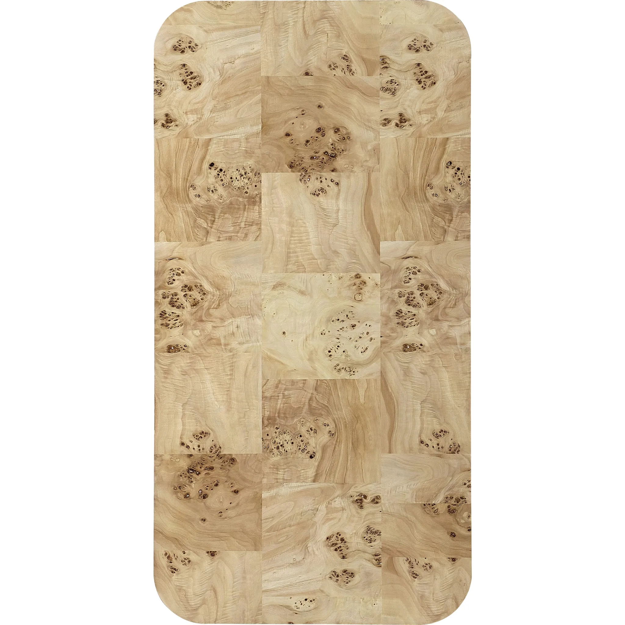 Cosmo Mappa Burl Coffee Table in Amber Kiss Modus