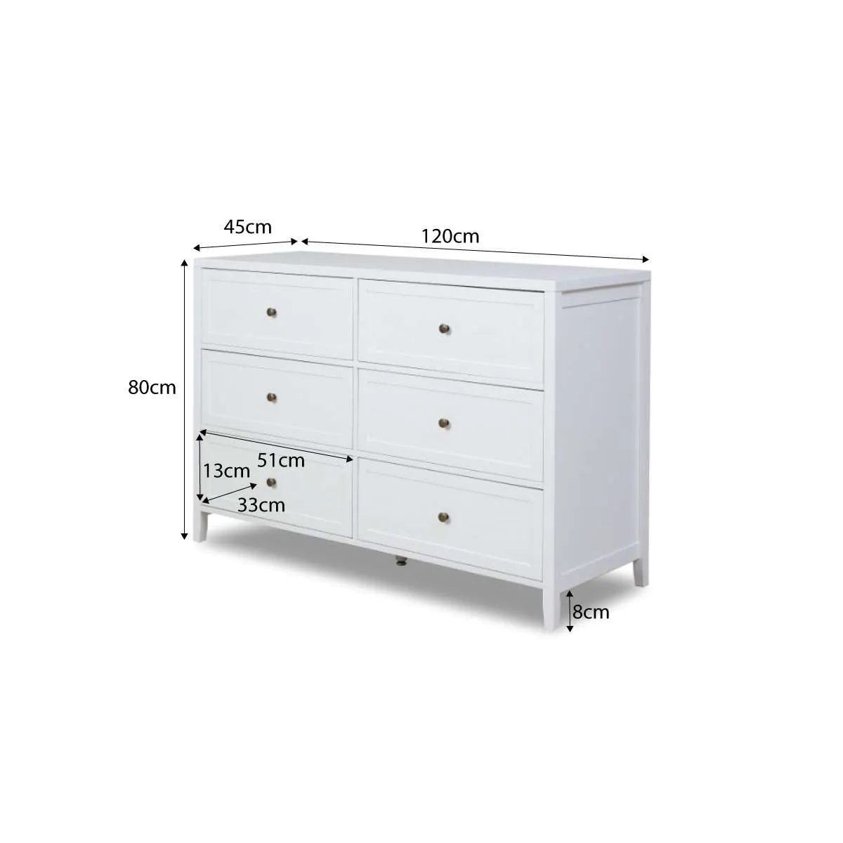 Cove White Three Piece Nursery Furniture Set Mocka