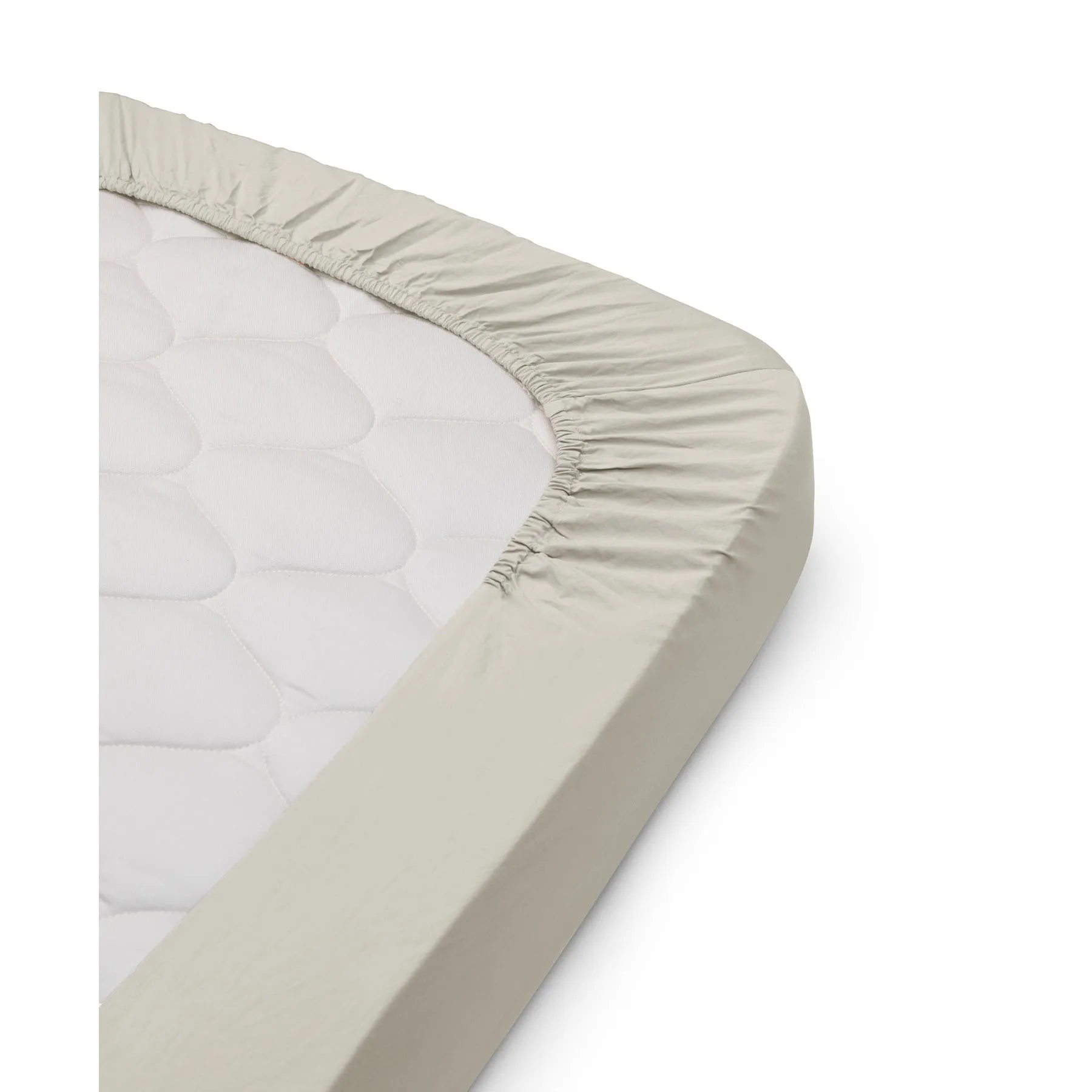 Dear April Junior Fitted Sheet - 68x162x12cm - Little Mouse (For Oliver Furniture Wood Mini  Beds)