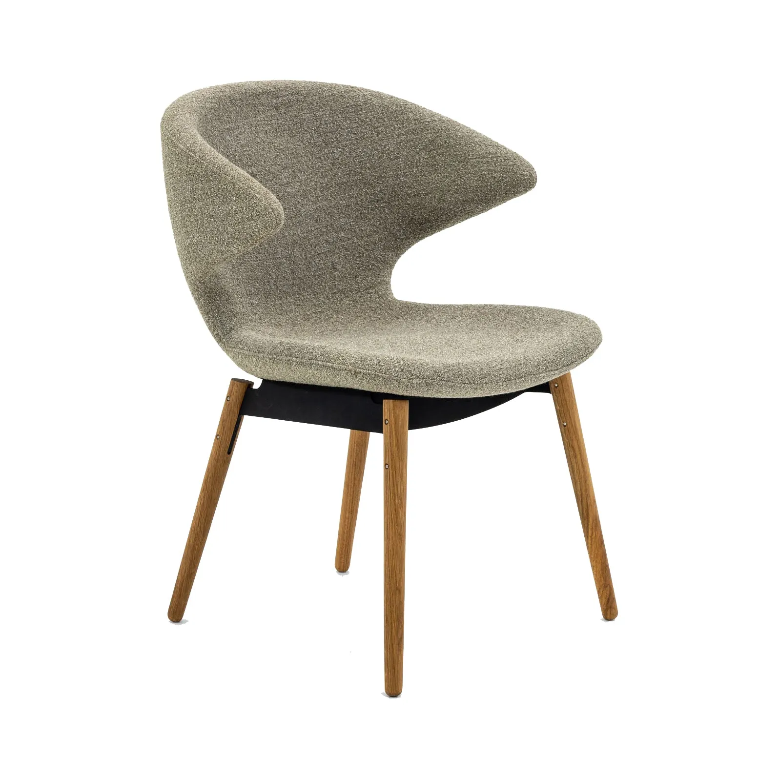 Ella Dining Chair with Wood Legs