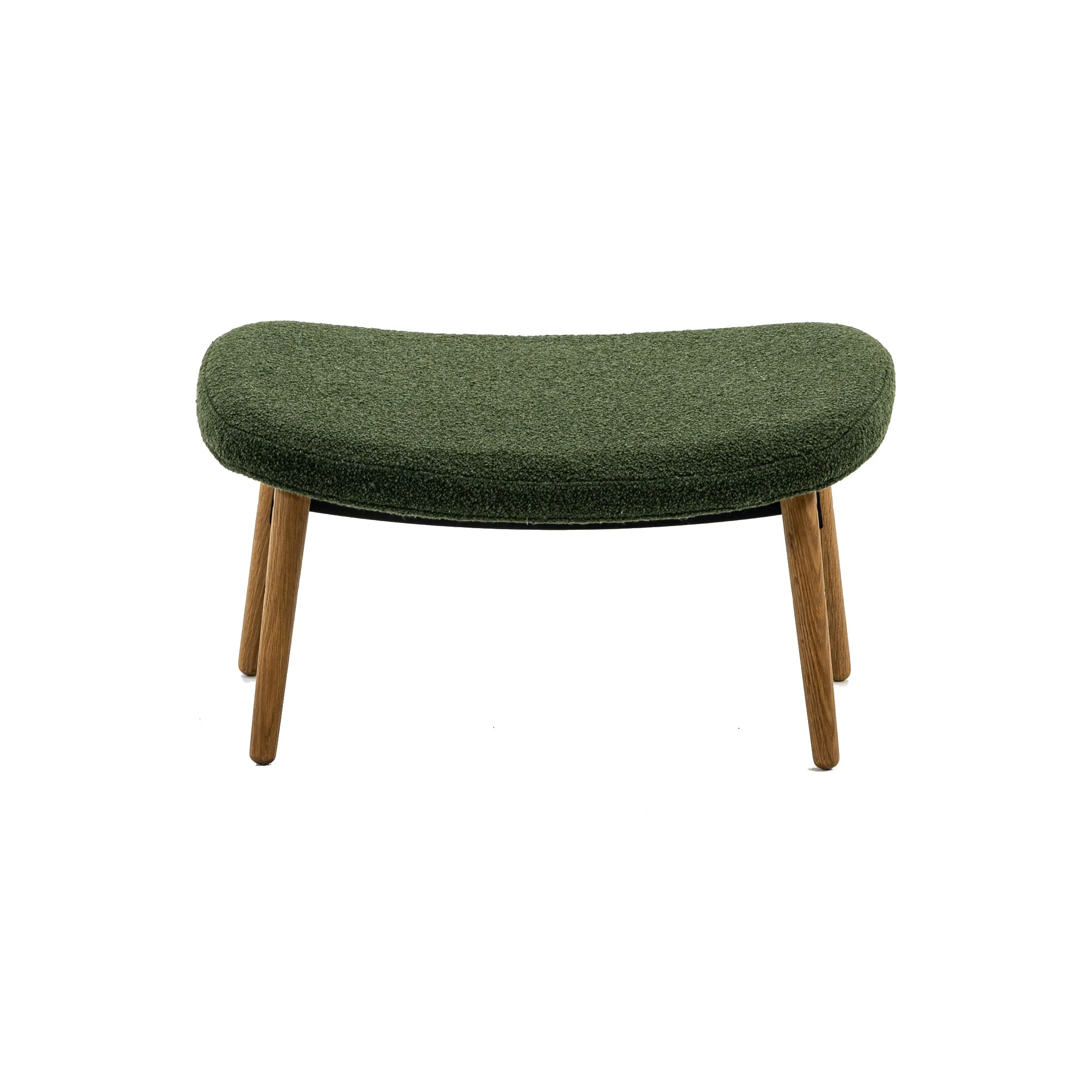 Ella Ottoman with Wood Legs