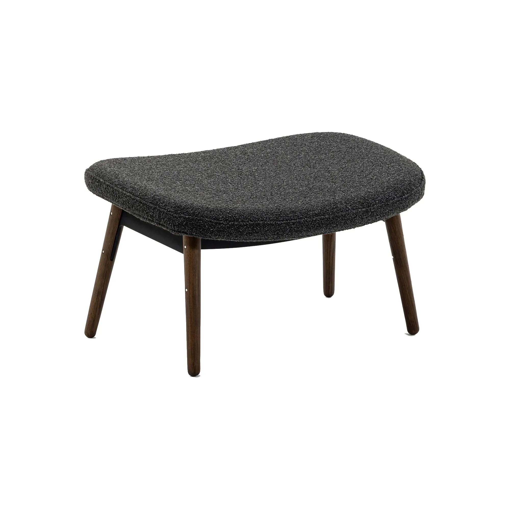 Ella Ottoman with Wood Legs