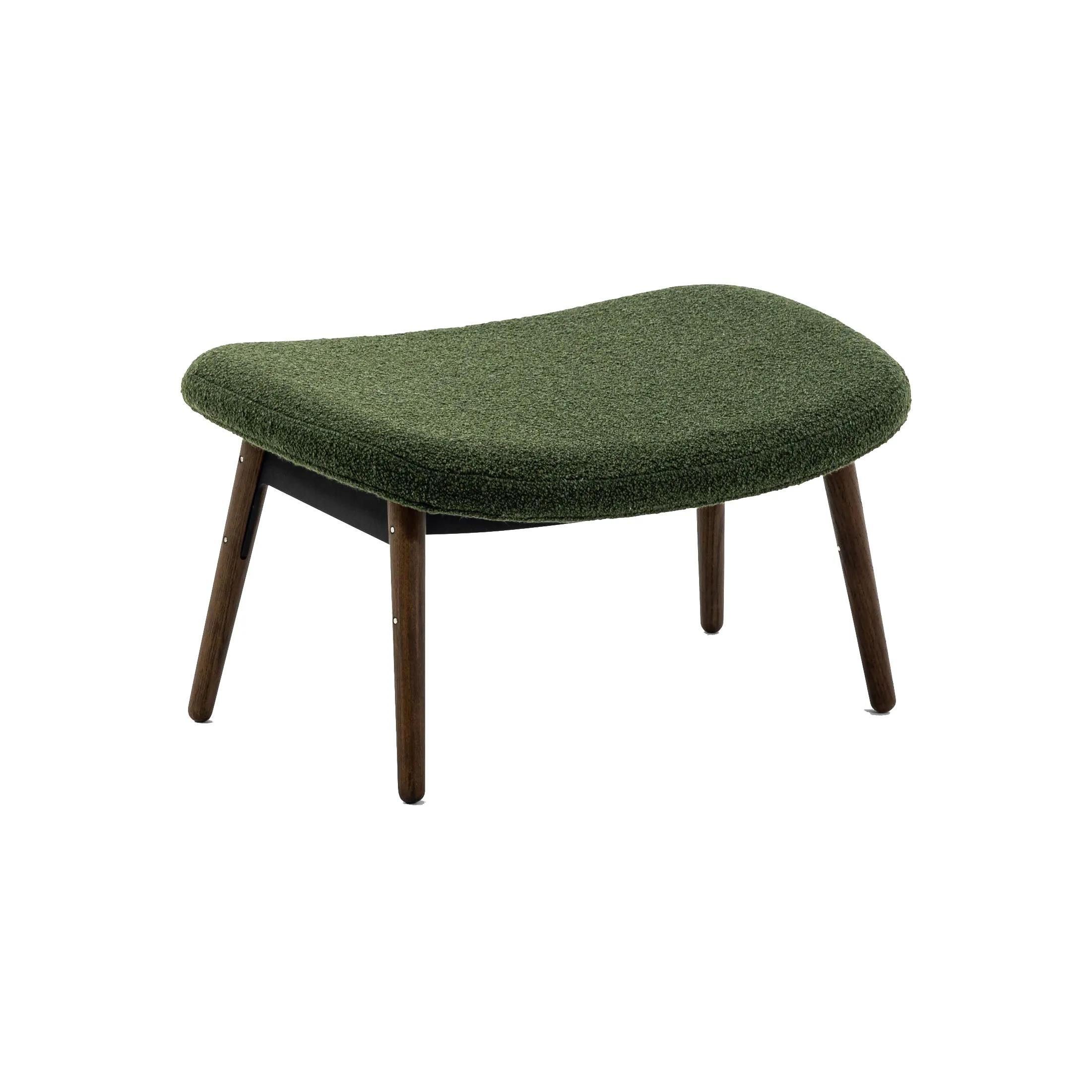 Ella Ottoman with Wood Legs
