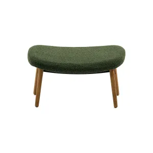 Ella Ottoman with Wood Legs