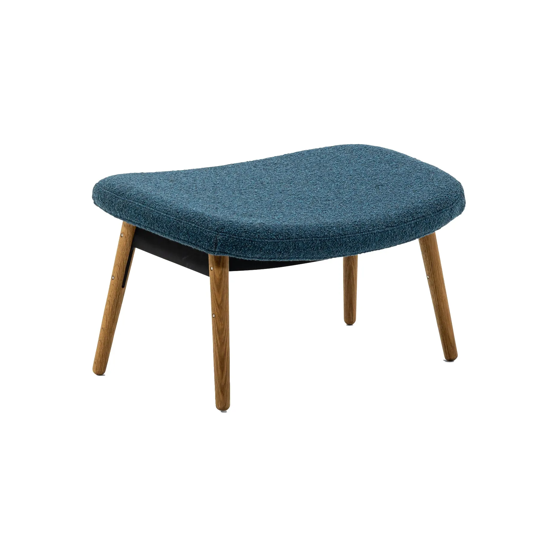Ella Ottoman with Wood Legs