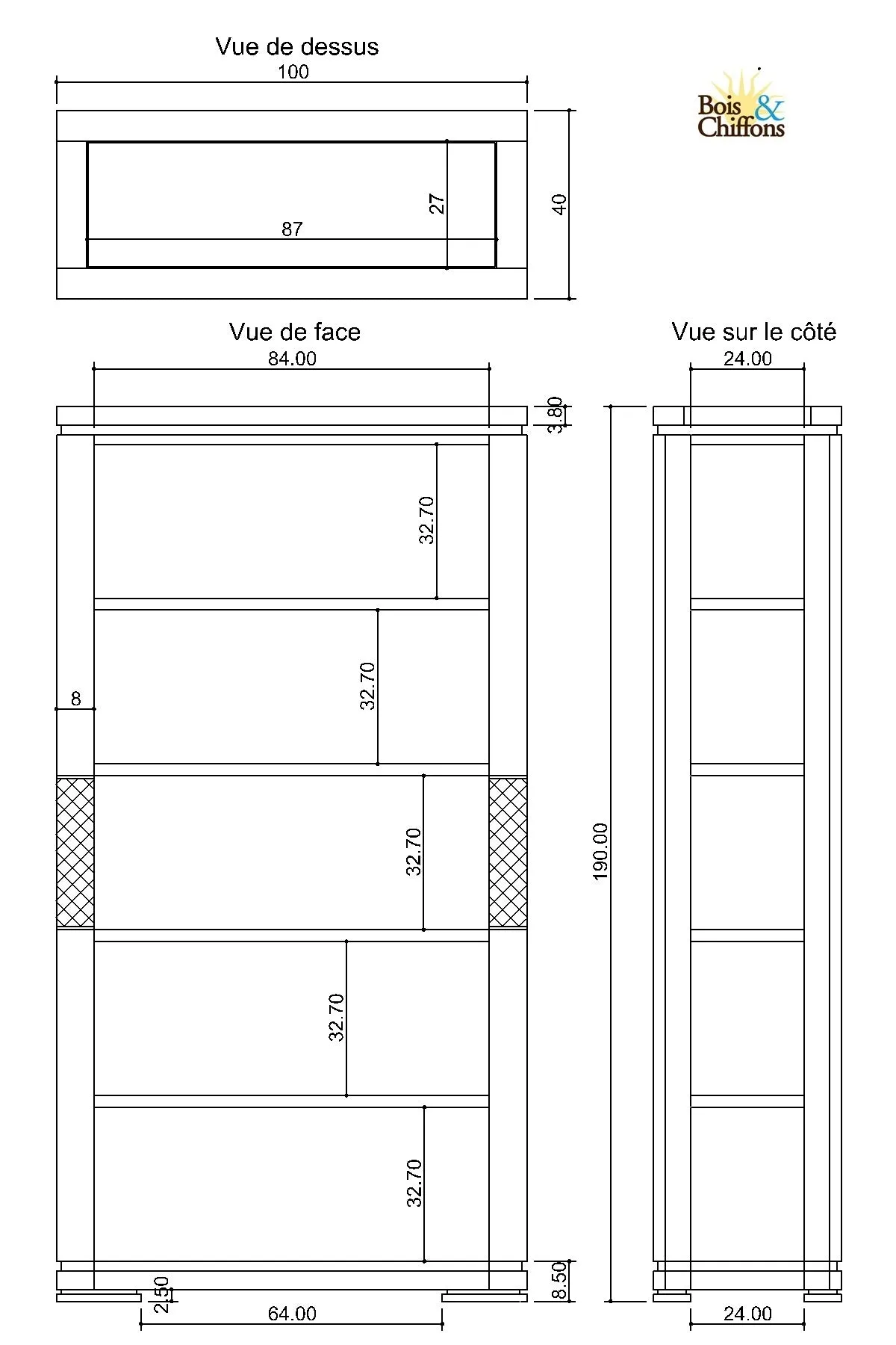 Etagre 5 niveaux | Acacia Tatoo II
