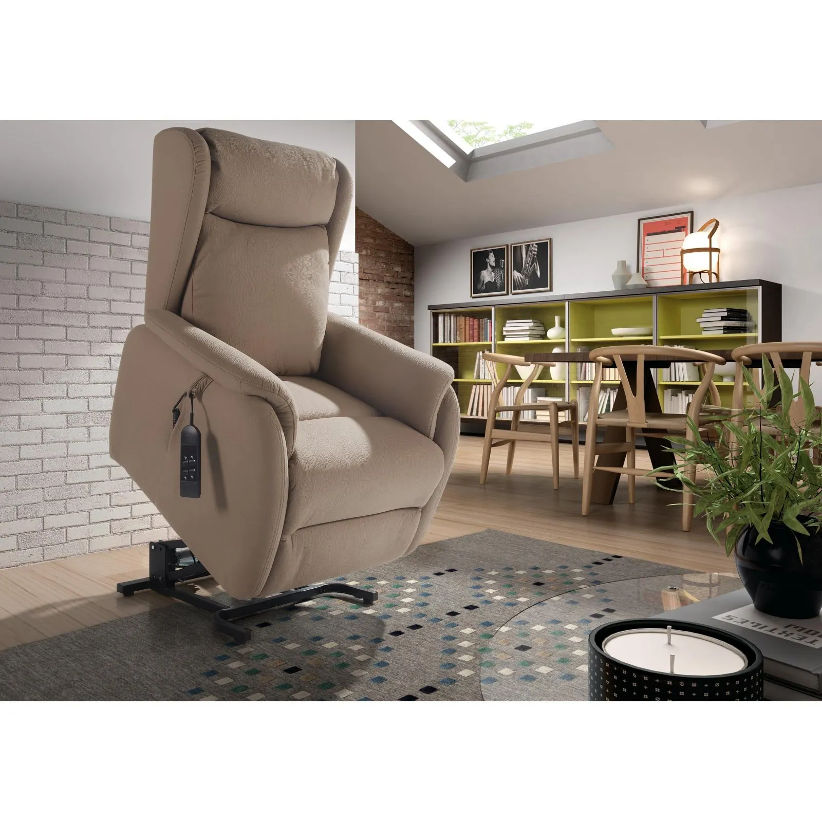 Fauteuil relax lectrique Ronda Gris fonc