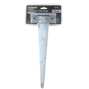 Fixworx Tee Hinge  L/Duty ZP 12"(300mm) CD2