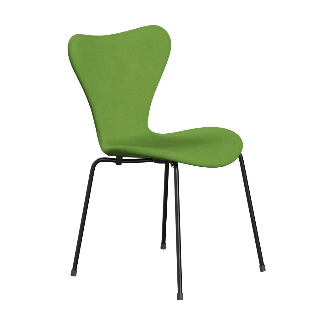Fritz Hansen Series 7™ Chair Full Upholstery, Black/Divina Lime Light